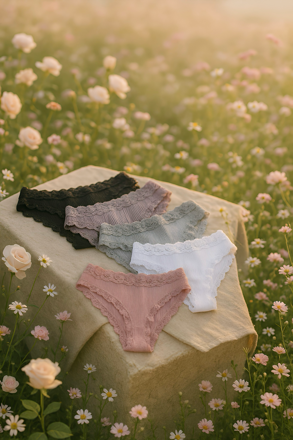 Bouquet de Dentelle (Lot de 5)