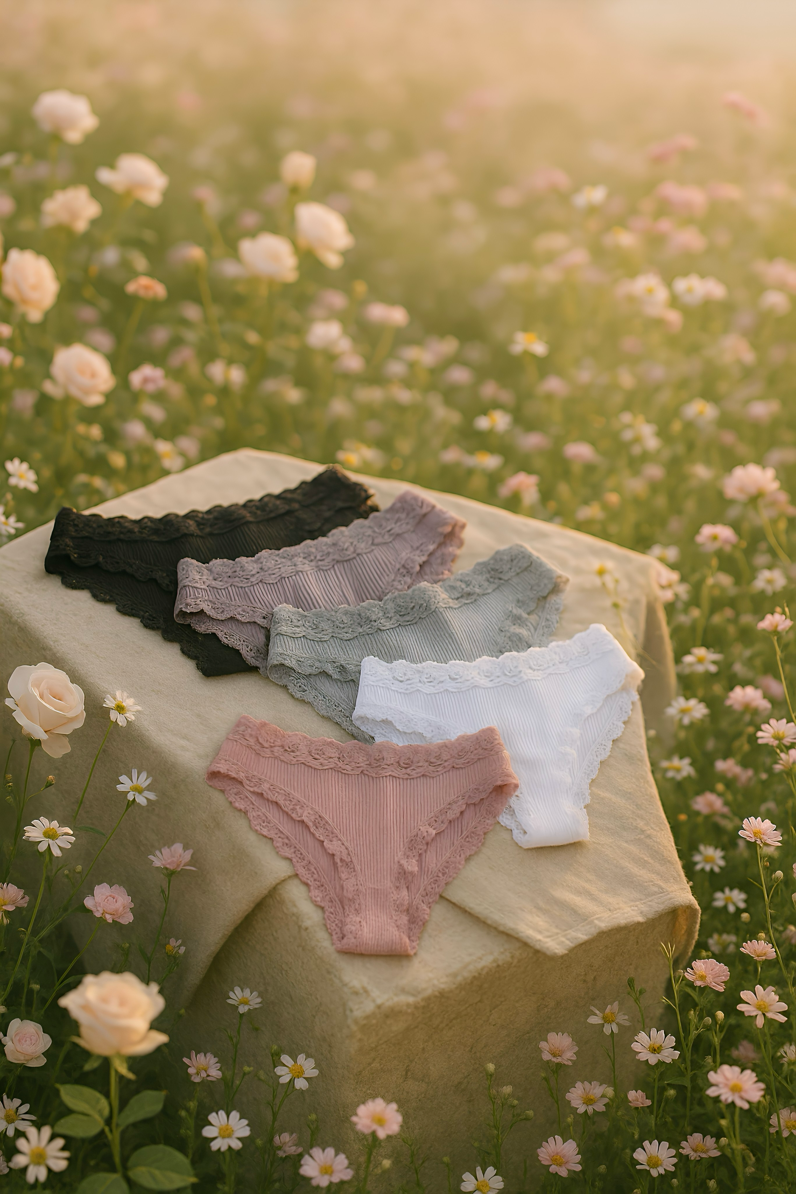 Bouquet de Dentelle (Lot de 5)